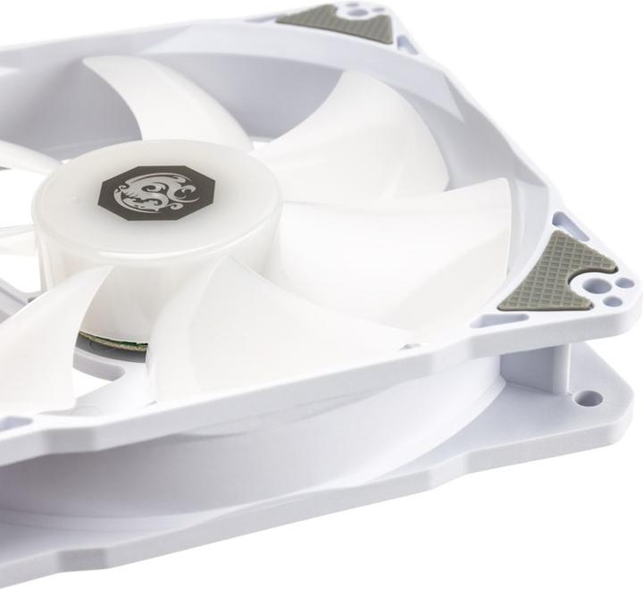 Productafbeelding Bitspower Notos RGB PWM ventilator, 120mm - wit, 5-delig (120 mm, 5 x)
