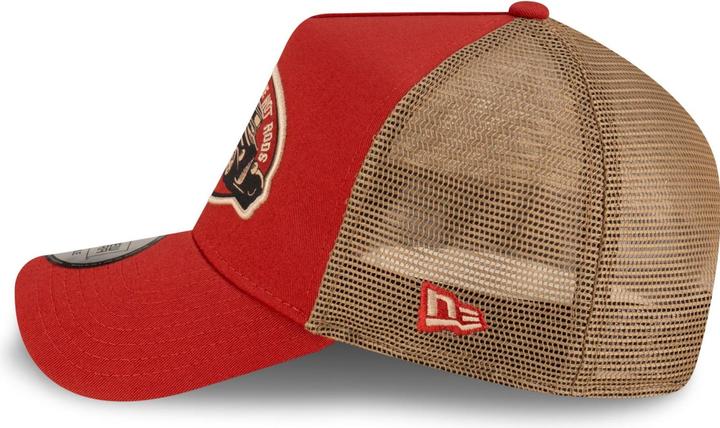 Actual product image New Era 9Forty A-Frame Trucker Cap - Hot Rods Red (One size)