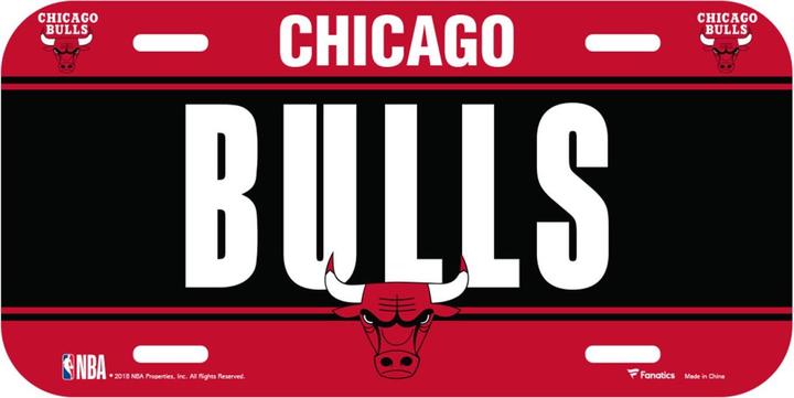 Fanatics NBA Kennzeichenschild Chicago Bulls