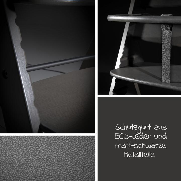Produktbild Hauck Hochstühle Hochstuhl Alpha Charcoal Selectline - im Sparset inkl. (Hochstuhl)