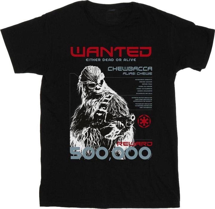 Star Wars Han Solo Chewie Wanted TShirt (L)