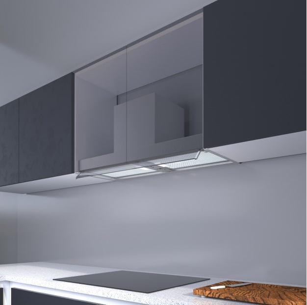 Image du produit Cata Hotte ARMONIA 45 X, Intégré, Classe d'efficacité énergétique C, Largeur 44,8 cm, 645 m³/h, Commande (Hotte écran plat)