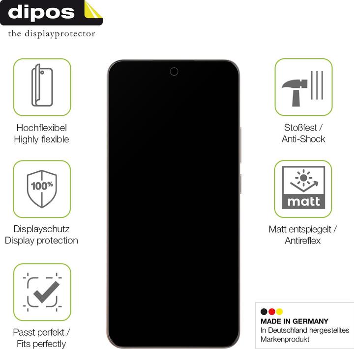 Immagine prodotto Dipos Full-Cover Pellicola Protettiva opaco (1 Pezzo/i, Oppo Reno12)