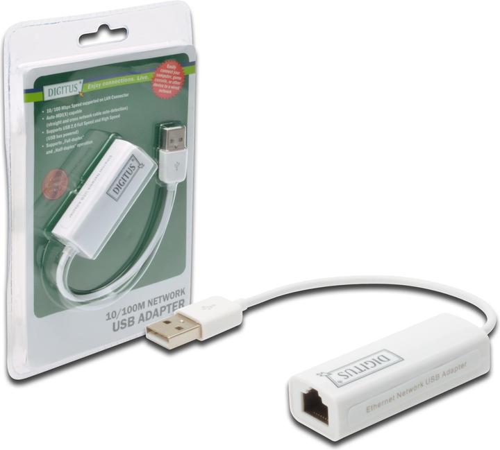 Produktbild Digitus USB 2.0 zu (USB 2.0, RJ45 (1x))