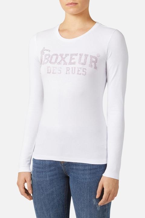 Actual product image Boxeur des Rues Lady Strass Logo T-Shirt (M)