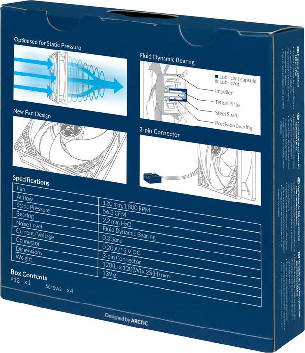 Actual product image Arctic P12 (120 mm, 1 x)