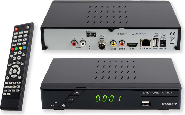 Produktbild SET DVB-T2 Home-Bundle mit aktiver Antenne (DVB-T2)