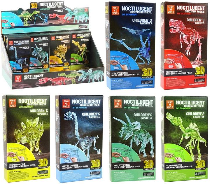 Produktbild Trifox Dinosaurierskelett zum Zusammenbauen, leuchtender MIX