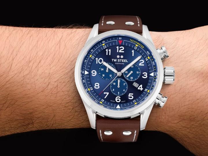 Immagine prodotto TW-Steel Acciaio SVS201 Volante Swiss Chronograaf 48mm (Cronografo, 48 mm)