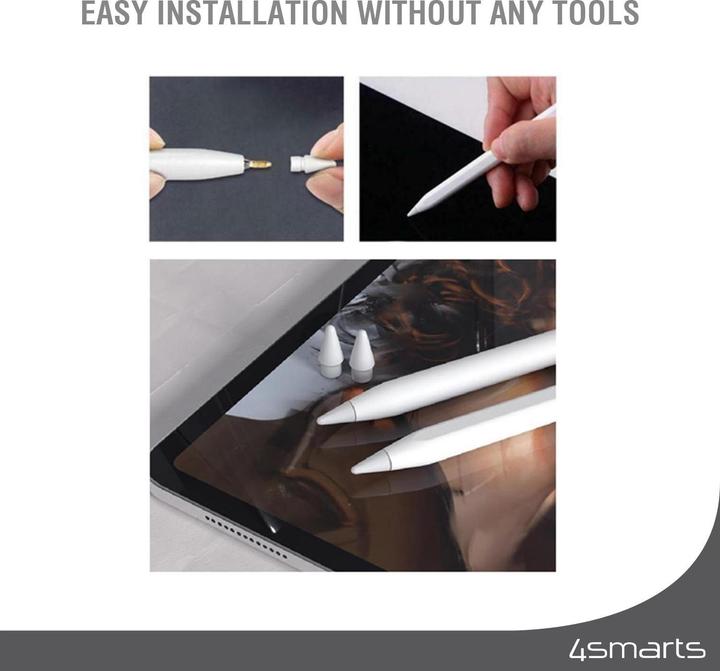 Immagine prodotto 4smarts Punte di ricambio per Apple Pencil (1a gen./2a gen.) set da 4 pezzi