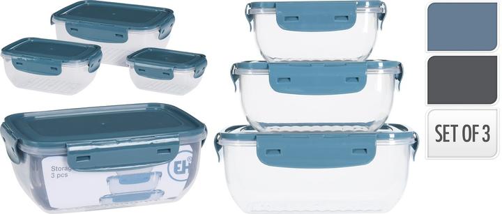 Actual product image Excellent Houseware Storage bowls set of 3 (1.40 l)