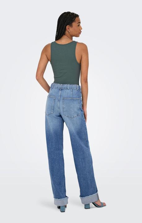 Actual product image Only ONLZADDIE Hohe Taille Weiter Beinschnitt Jeans Jeans mit weitem Bein (XL)