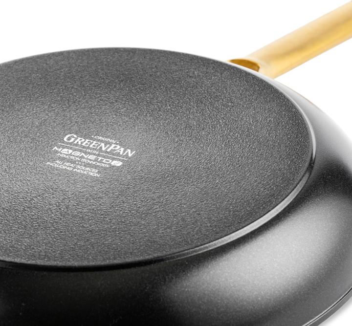 Produktbild Greenpan Keramikpfannen PADOVA Schwarz 20 + 24 + 28 cm (28 cm, Bratpfanne, Aluminium)