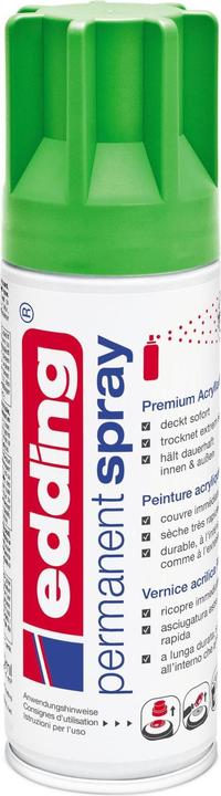 Edding Spray acrilico 5200 200 ml, giallo verde opaco (Giallo-verde, 0.20 l)