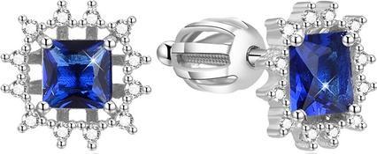 Beneto Glittery silver earrings AGUP1518S (L)