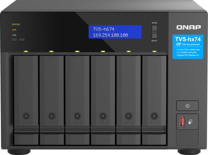 Produktbild QNAP TVS-H674T-I5-32G (0 TB)