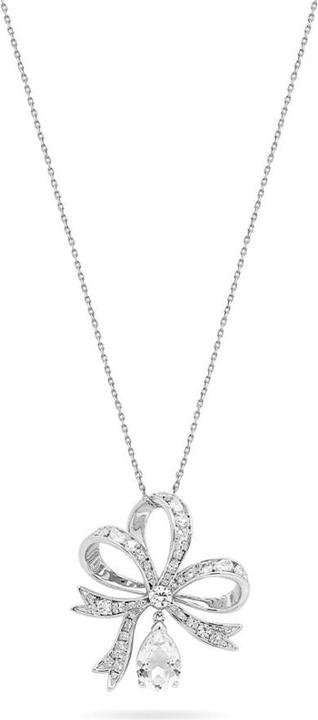 Immagine prodotto Swarovski Volta Collana Loop Large Bianco (Metallo Swarovski, 65 - 75 cm)