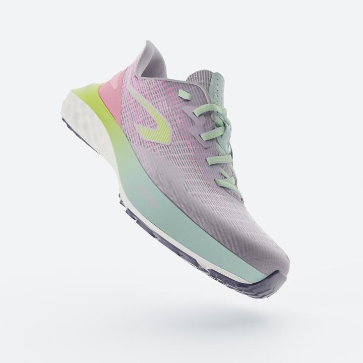 Actual product image Kiprun Laufschuhe Kinder - K500 Fast rosa/lila (38)
