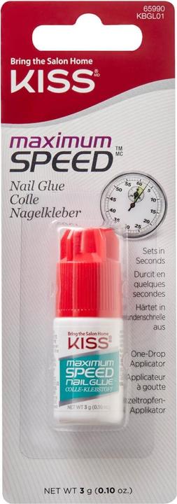 Produktbild KISS Maximum Speed (Nagelkleber, Transparent)