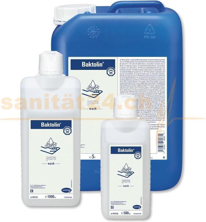 Actual product image Baktolin pure washing lotion lot (Soap lotion, 5000 ml)