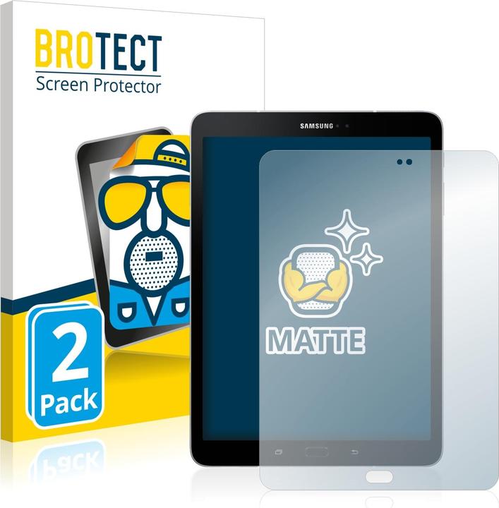 Actual product image BROTECT Anti-glare screen protector matt (2 Piece, Galaxy Tab S3)