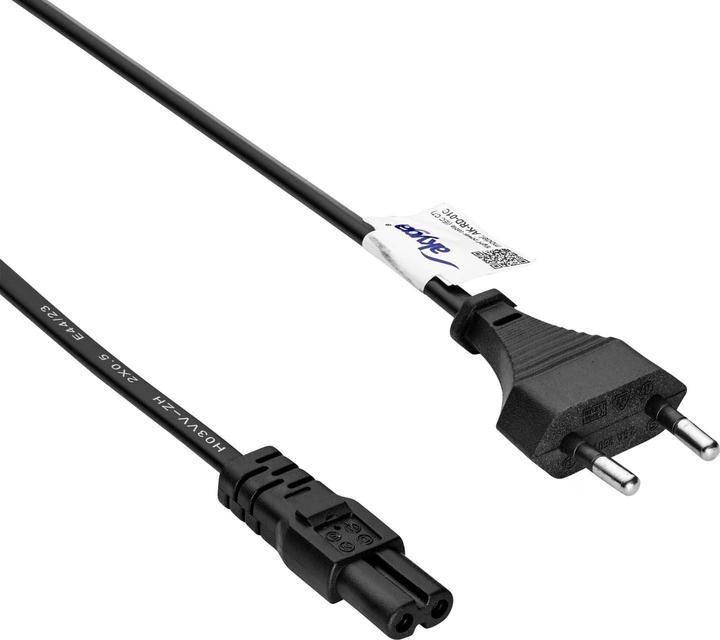 Produktbild Akyga Strom Anschlusskabel (1x Euro-Stecker - 1x Kleingeräte-Buchse C7) 1.5 m Sc (1.50 m)