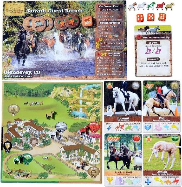 Actual product image Spielefaible SPF32068 - Fantasy Ranch: A horse farm game - Board game, 2-4 players, 12 Years (DE Edition) (German)