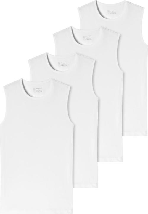 Immagine prodotto Schiesser 4-pack - 95/5 - Canottiera / Maglietta intima in cotone biologico con collo rotondo (XL)