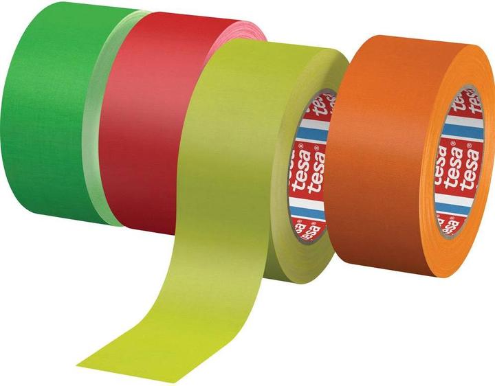 Produktbild tesa Gewebeband Neon-Gruen 25m:19mm (19 mm)