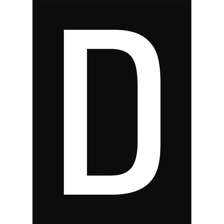 Produktbild Brady A4-Etiketten mit Zahlen und Buchstaben
