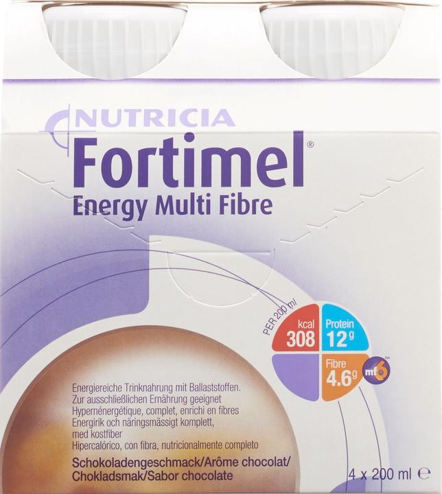 Image du produit Fortimel 1.5 Kcal Chocolat multifibre (Chocolat, 4 x)