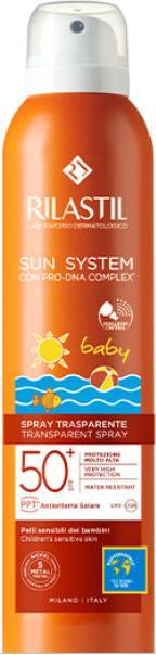 Immagine prodotto Rilastil Sun System Baby Spray Trasparente Spf 50 200ml (Spray solare, SPF 50, 200 ml, 0.20 g)