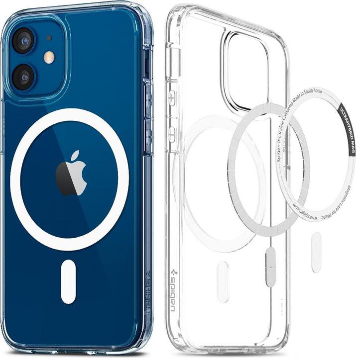 Produktbild Spigen Crong ULTRA HYBRID MAG SAFE IPHONE 12 MINI Baltas (Apple iPhone 12 mini)