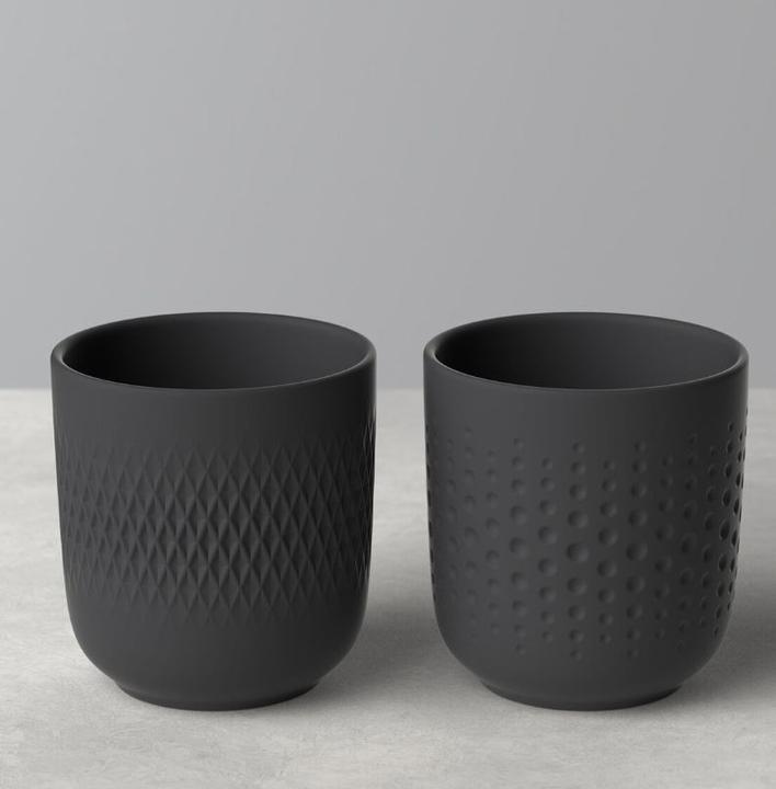 Produktbild Villeroy & Boch Becher Set 2tlg. Manufacture Collier noir (290 ml, 2 x)
