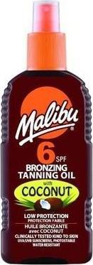 Actual product image Malibu Bronzing Coconut Sunbading Oil (Suntan oil, Up to SPF 10, 200 ml)