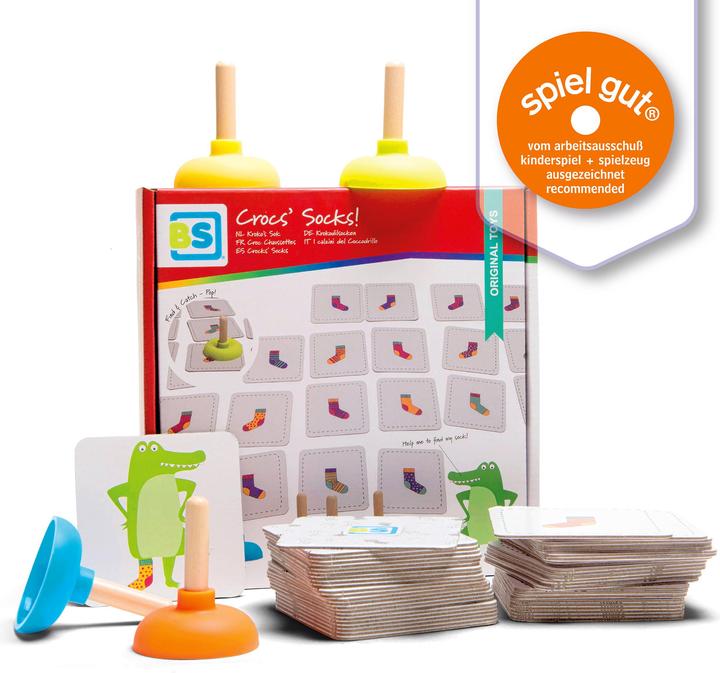 Immagine prodotto BS Gioco per bambini Calzini di coccodrillo (Tedesco, Francese, Italiano, Inglese)