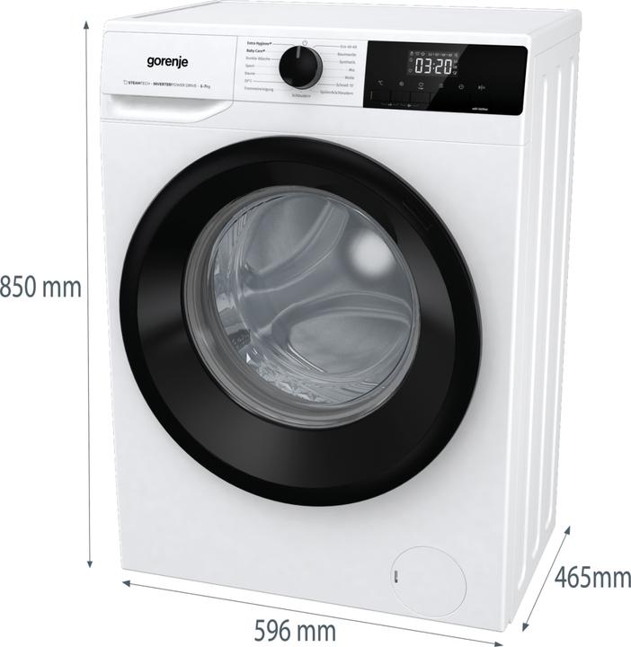 Actual product image Gorenje Washing machine WNHEI74SAPS AT Front loader 7kg 1400upm (7 kg, Left)