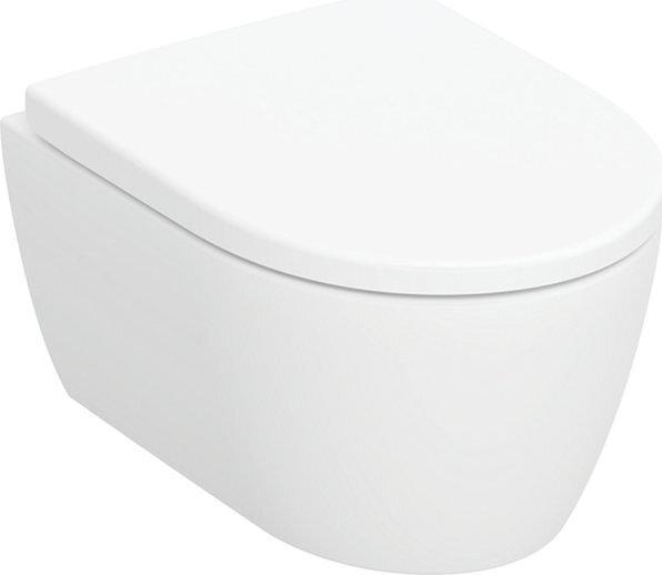 Actual product image Geberit iCon wall-mounted toilet set, Rimfree, incl. toilet seat, closed form, reduced projection, 5