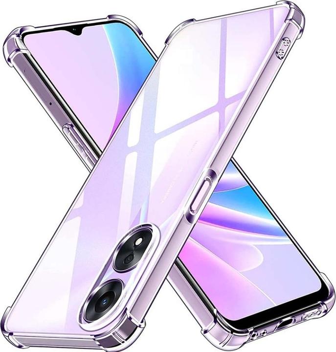 Actual product image Screenguard Crystal Soft Airbag Bumper (Oppo A78 5G)