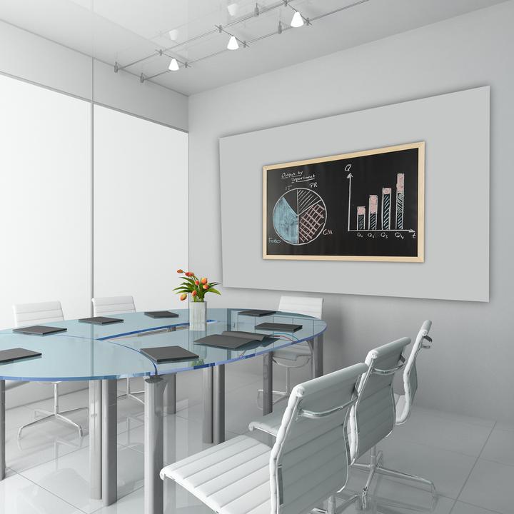 Actual product image Relaxdays Chalkboard with Frame (60 x 2 x 40 cm)