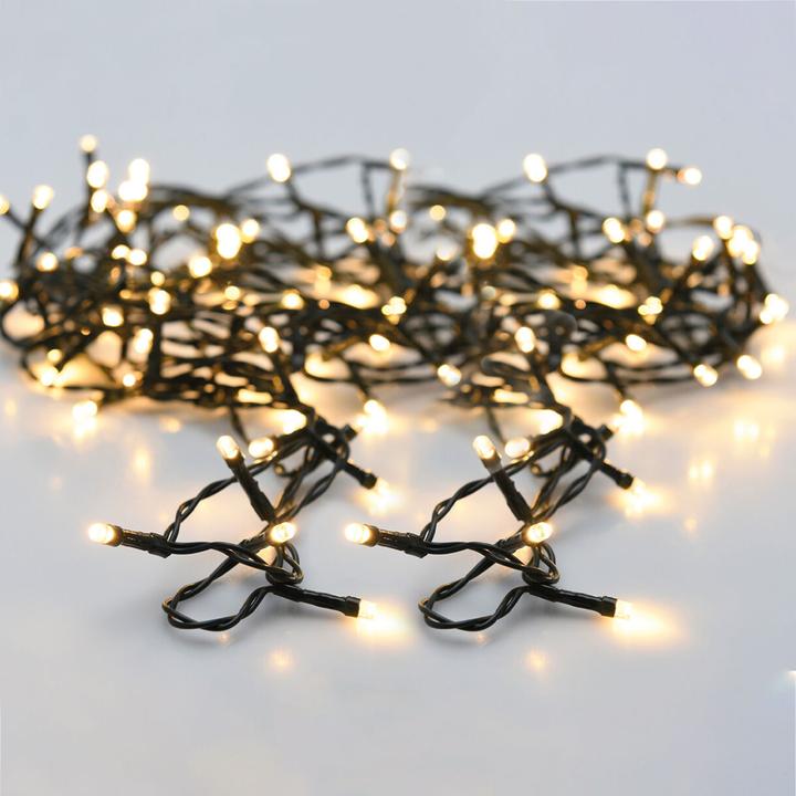 Produktbild Homestyle 2er-Set LED Lichterkette mit 8 Leuchtmodi und Timer, 6,5m, batteriebetrieben, IP44 (6.50 m)