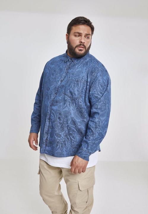 Immagine prodotto Urban Classics Camicia di jeans stampata Paisley (S)
