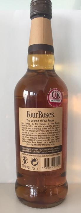Produktbild Four Roses Yellow Label (Bourbon, 1 x 70 cl)