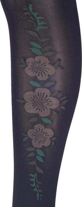 Immagine prodotto Levee Fashion Floral Collant moda, colore 399 nero, taglia 52-54 (60 DEN, 52 - 54)