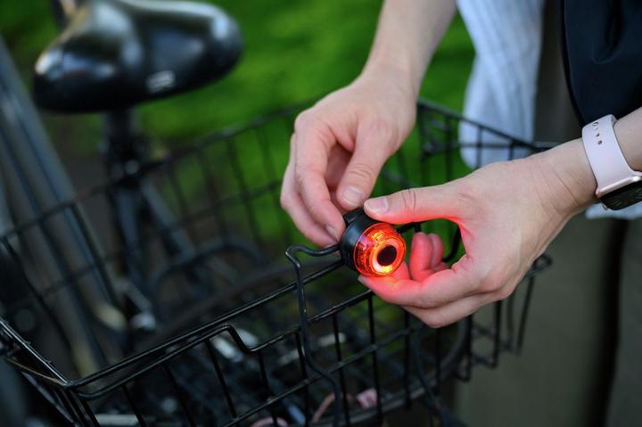 Actual product image Ansmann Bikelight Rear-LED round 200mAh