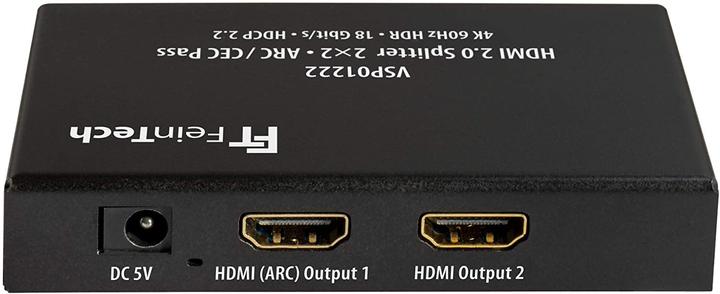 Image du produit FeinTech Splitter HDMI 2.0 2 entrées 2 sorties