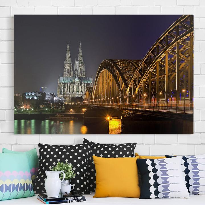 Image du produit Bilderwelten Cathédrale de Cologne (90 x 60 cm)
