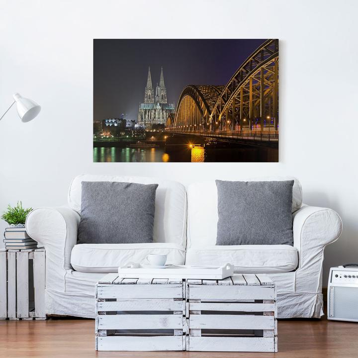 Image du produit Bilderwelten Cathédrale de Cologne (90 x 60 cm)
