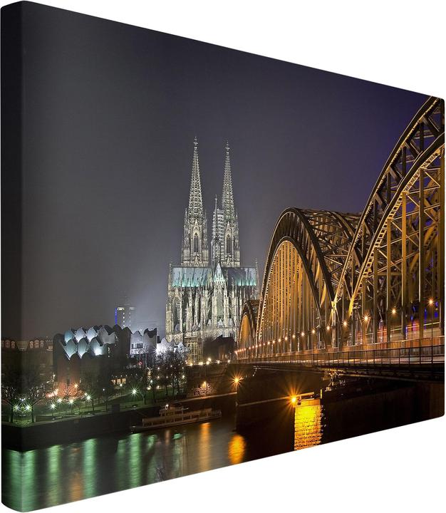 Image du produit Bilderwelten Cathédrale de Cologne (90 x 60 cm)