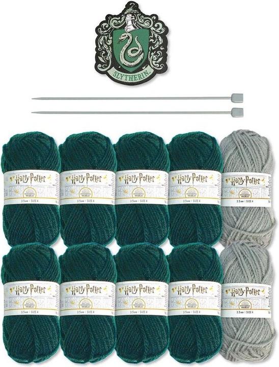 Actual product image Slytherin knitted scarf set